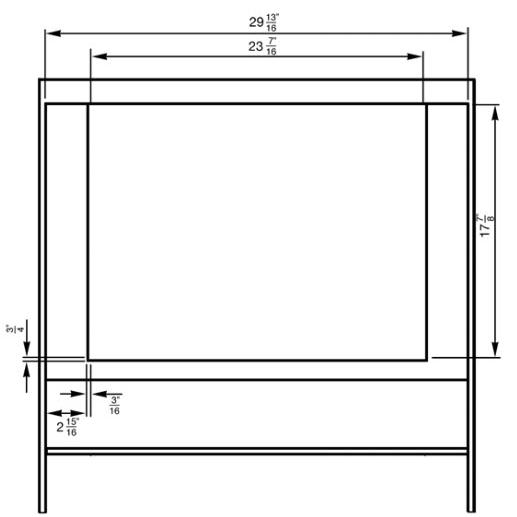 Smeg Microwave Accessories Trim/Filler Kits KIT4570X IMAGE 1