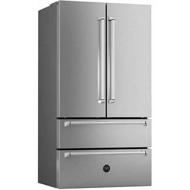 Bertazzoni 36-inch, 21 cu.ft. Freestanding French 4-Door Refrigerator with Automatic Ice Maker REF36X + MAS HK36 REF IMAGE 1