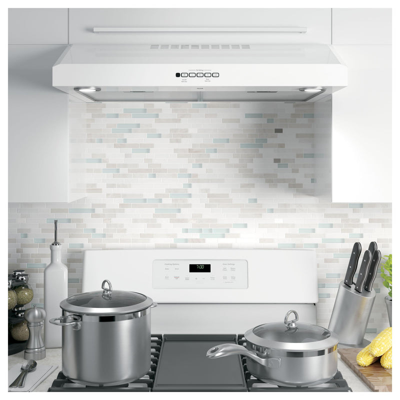 GE 30-Inch Under Cabinet Range Hood with 4 Speeds JVX5300DJWWC IMAGE 5