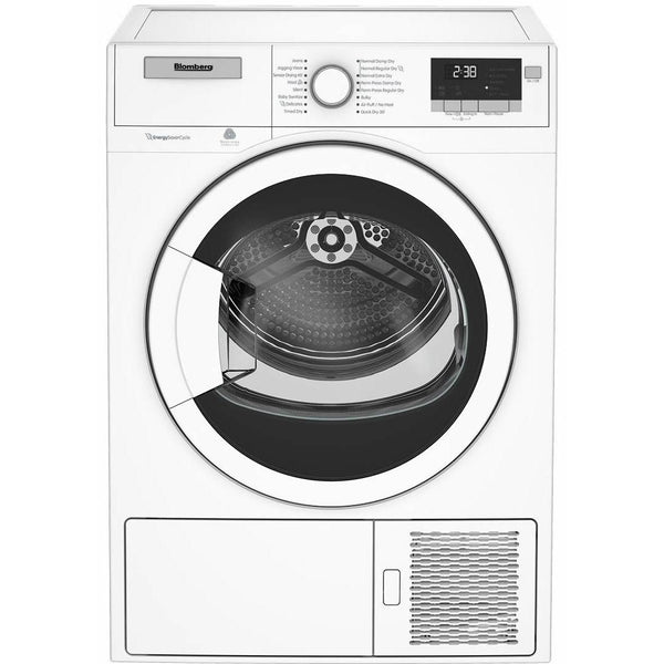 Blomberg 4.1 cu.ft. Electric Dryer with Stainless Steel Drum DHP 24400 W IMAGE 1