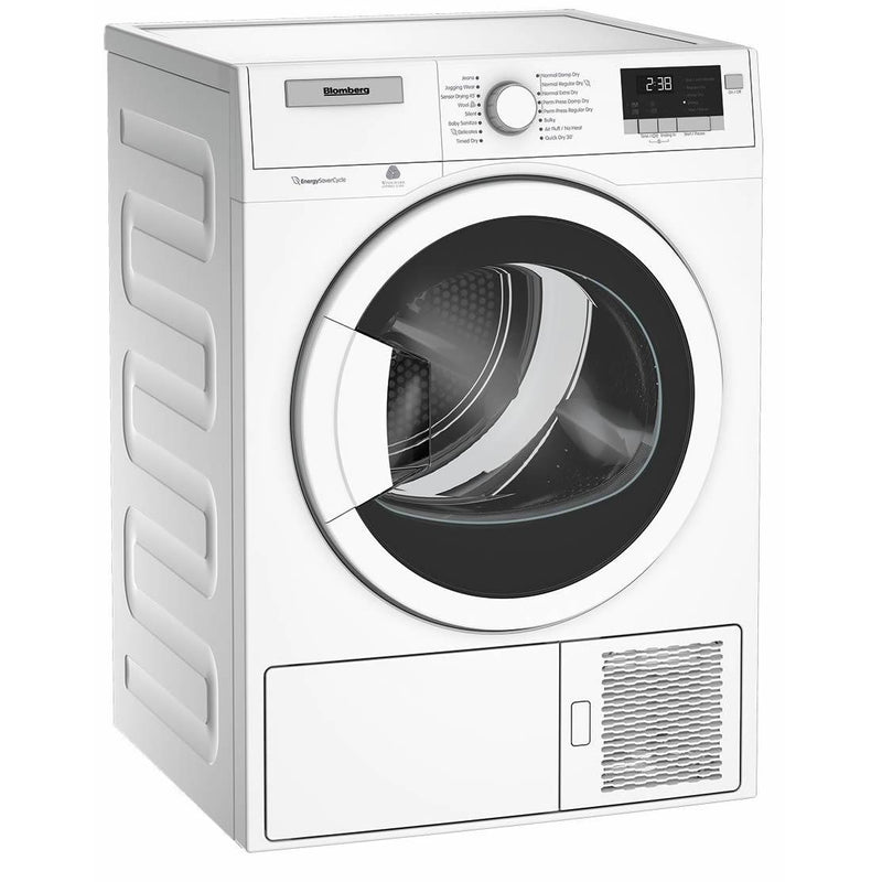 Blomberg 4.1 cu.ft. Electric Dryer with Stainless Steel Drum DHP 24400 W IMAGE 2