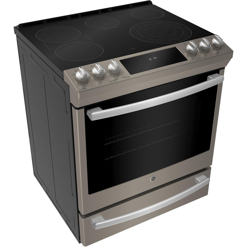 GE Profile 30-inch Slide-In Electric Range PCS940EMES IMAGE 3