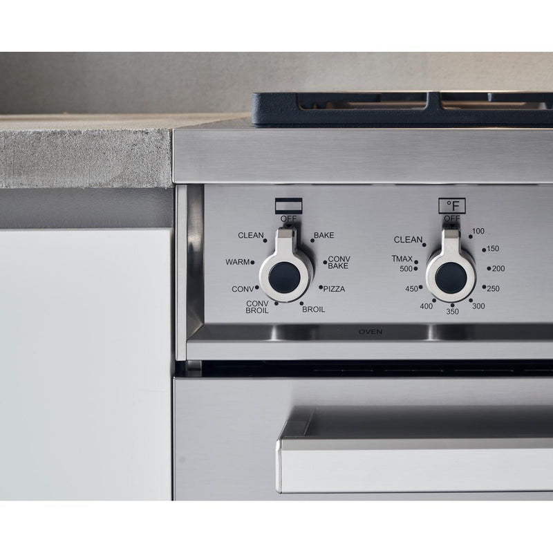 Bertazzoni 36-inch Freestanding gas Range with Convection PROF366GASXT IMAGE 2