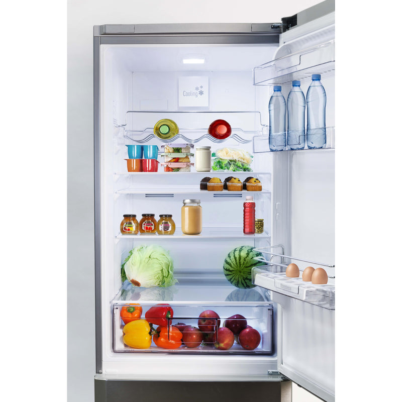 Blomberg 24-inch, 11.35 cu.ft. Freestanding Bottom Freezer Refrigerator with Ice Maker BRFB 1322 SS IMAGE 10