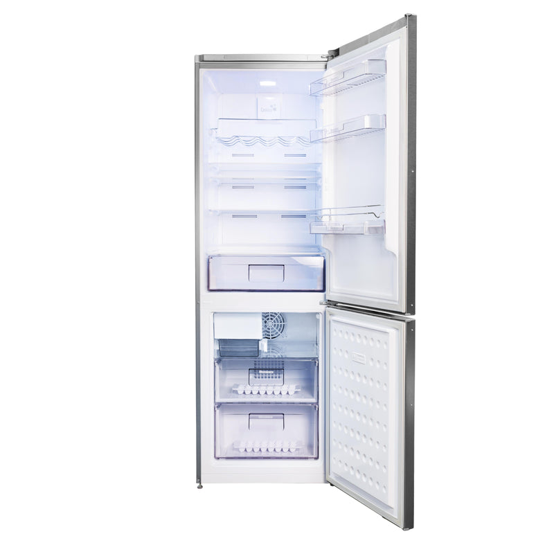 Blomberg 24-inch, 11.35 cu.ft. Freestanding Bottom Freezer Refrigerator with Ice Maker BRFB 1322 SS IMAGE 3