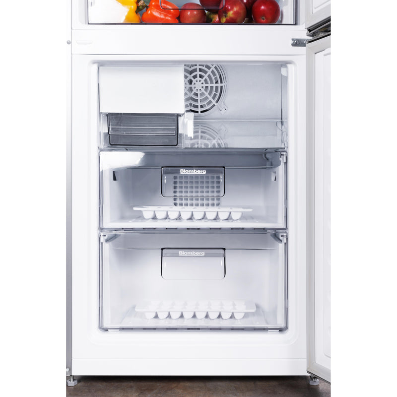 Blomberg 24-inch, 11.35 cu.ft. Freestanding Bottom Freezer Refrigerator with Ice Maker BRFB 1322 SS IMAGE 5