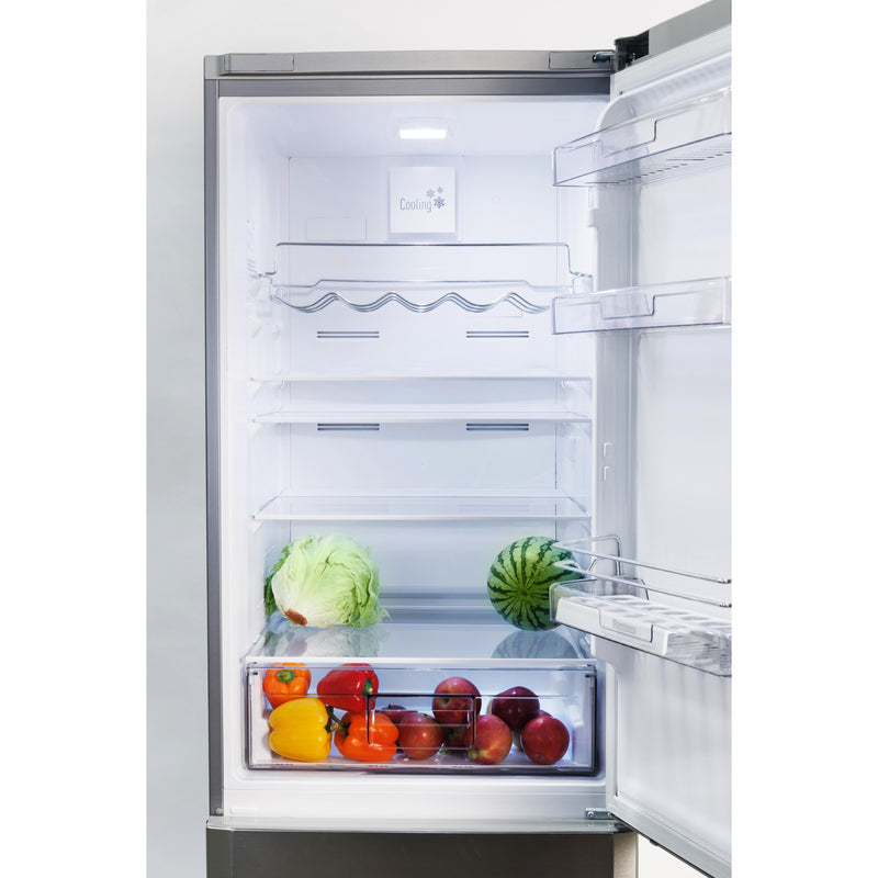 Blomberg 24-inch, 11.35 cu.ft. Freestanding Bottom Freezer Refrigerator with Ice Maker BRFB 1322 SS IMAGE 9