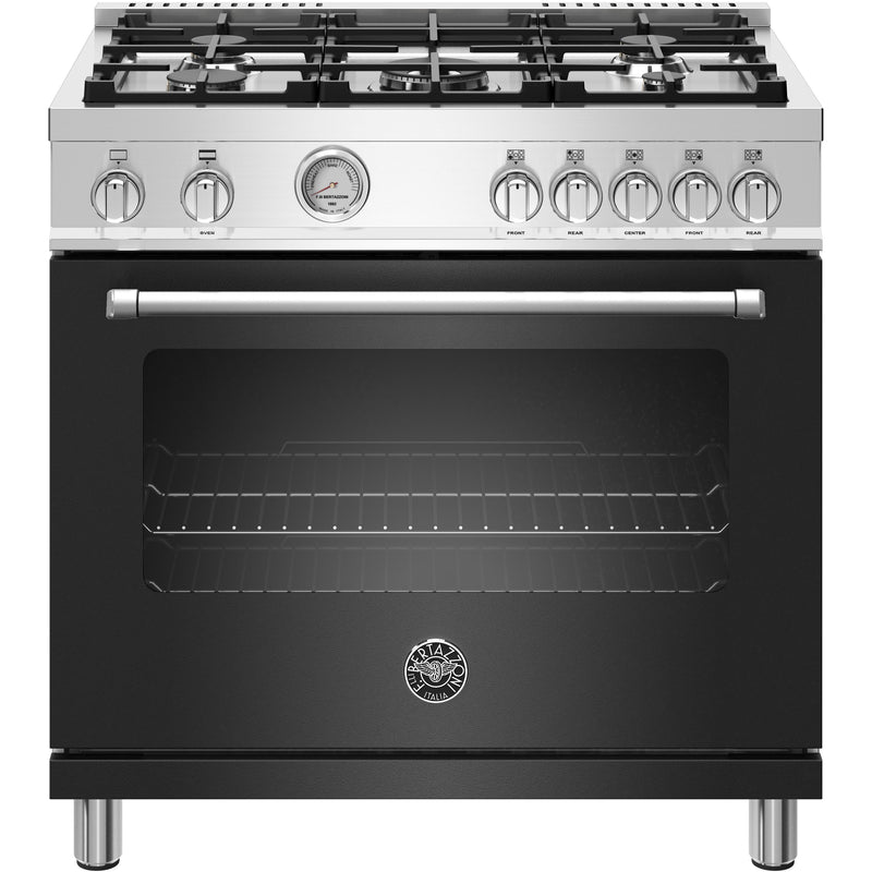 Bertazzoni 36-inch Freestanding Gas Range with Convection MAST365GASNEELP IMAGE 1