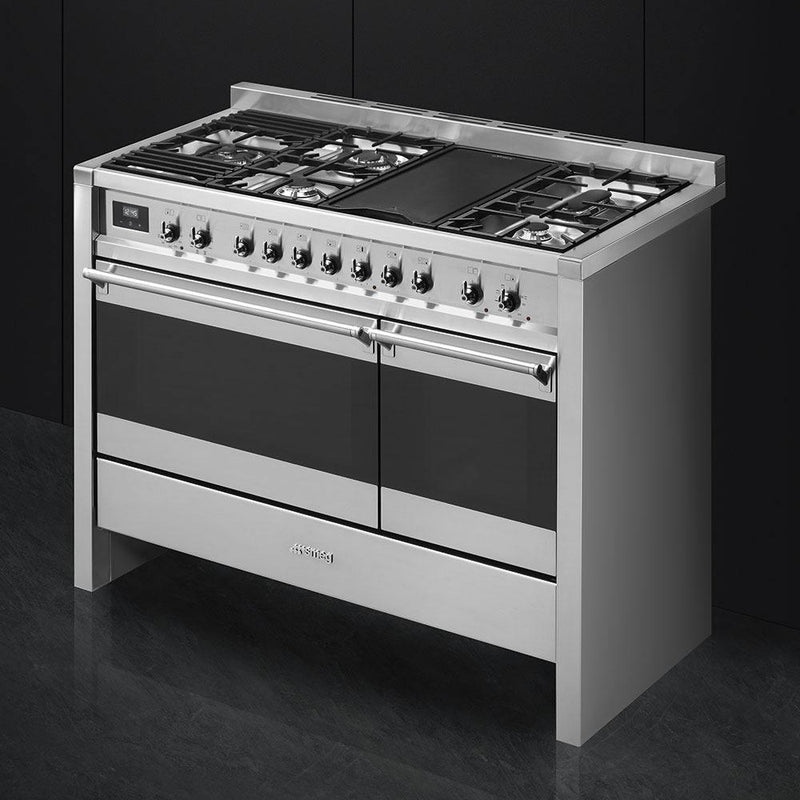 Smeg 48-inch Freestanding Dual-Fuel Range A3XU7 IMAGE 2