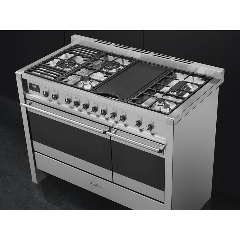 Smeg 48-inch Freestanding Dual-Fuel Range A3XU7 IMAGE 3