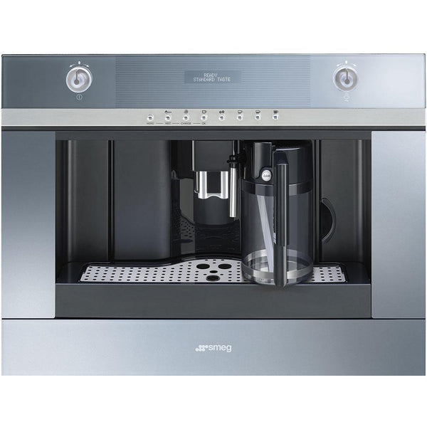 Smeg 24-inch Built-in Coffee System with Milk Frother CMSCU451S IMAGE 1