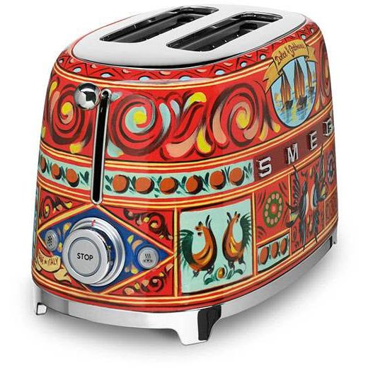 Smeg Retro-Style 2-Slice Toaster TSF01D&G IMAGE 4