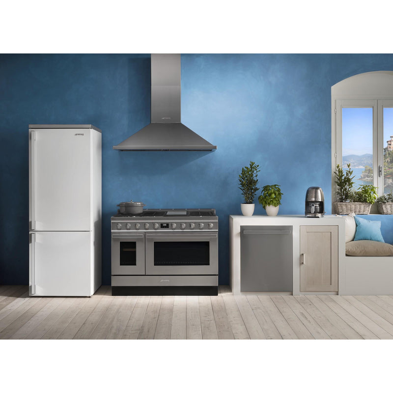 Smeg 48-inch Freestanding Dual-Fuel Range with True European Triple Convection CPF48UGMX IMAGE 8