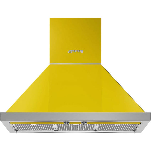 Smeg 30-inch Portofino Aesthetic Wall Mount Range Hood KPF30UYW IMAGE 1