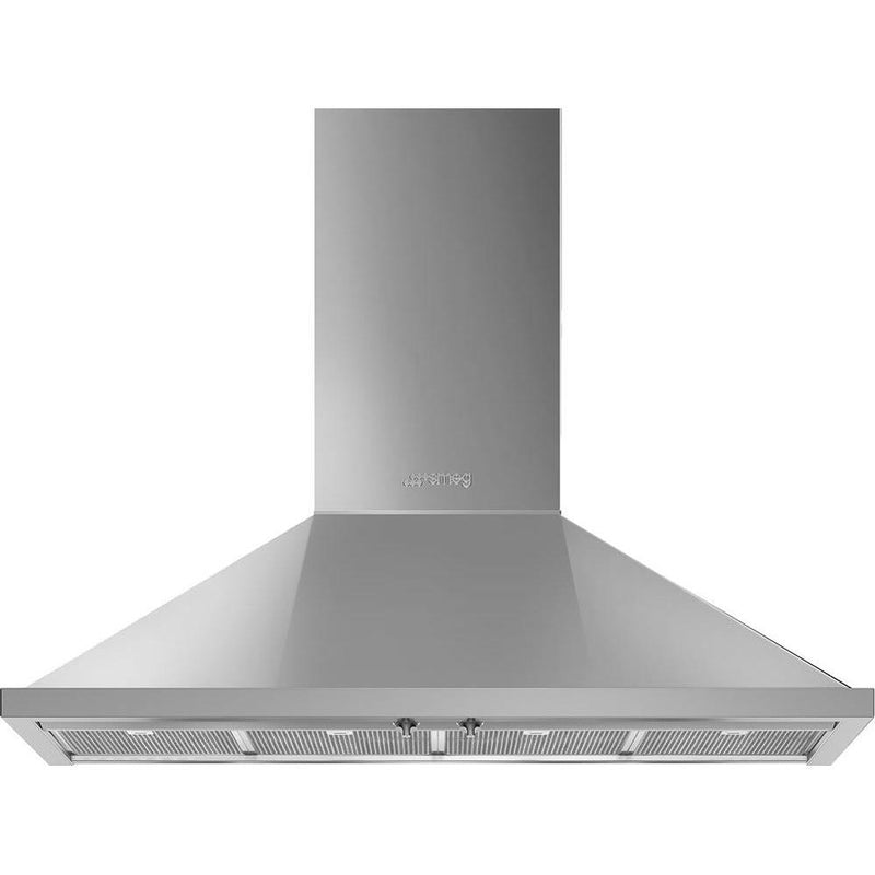 Smeg 48-inch Portofino Aesthetic Wall Mount Range Hood KPF48UX IMAGE 1