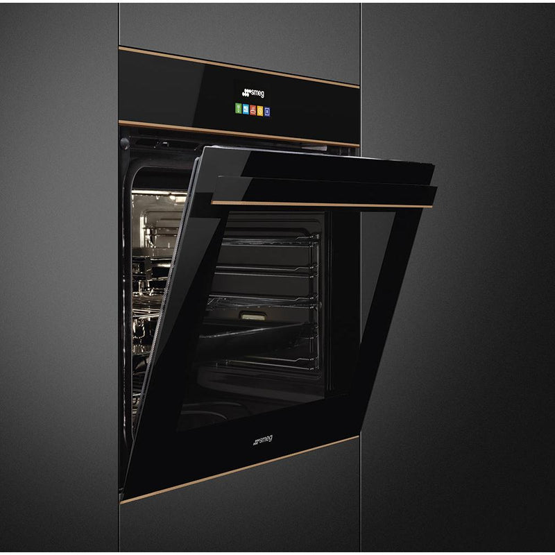 Smeg 24-inch, 2.47 pi.cu. Built-in Wall Oven with SmartCook System SFP6604NRE IMAGE 2