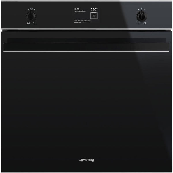 Smeg 24-inch, 2.47 cu.ft. Built-in Single Wall Oven with TFT Display SFP6603NXE IMAGE 1