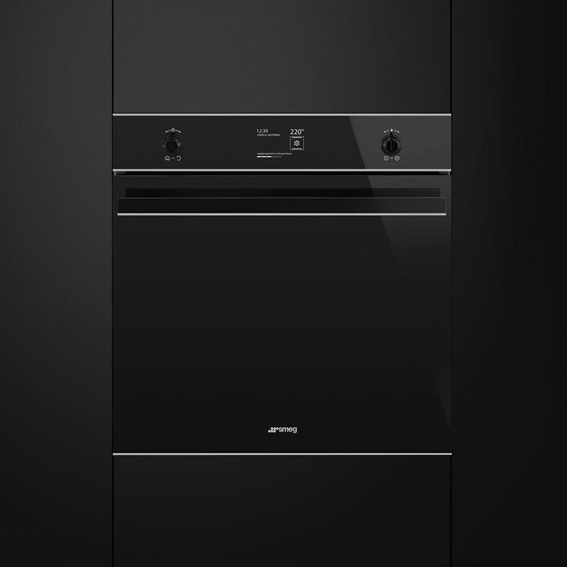 Smeg 24-inch, 2.47 cu.ft. Built-in Single Wall Oven with TFT Display SFP6603NXE IMAGE 3