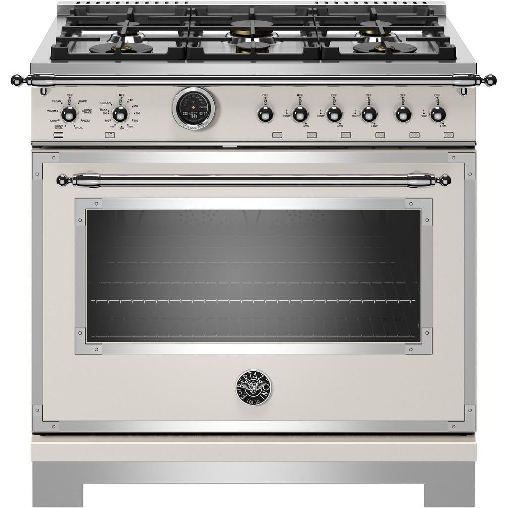 Bertazzoni 36-inch Freestanding Dual-Fuel Range With Convection Techno