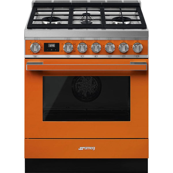 Smeg 30-inch Freestanding Gas Range with CPF30UGGOR IMAGE 1