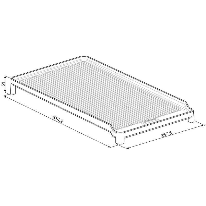 Smeg Cast Iron Griddle BGTR4110 IMAGE 2