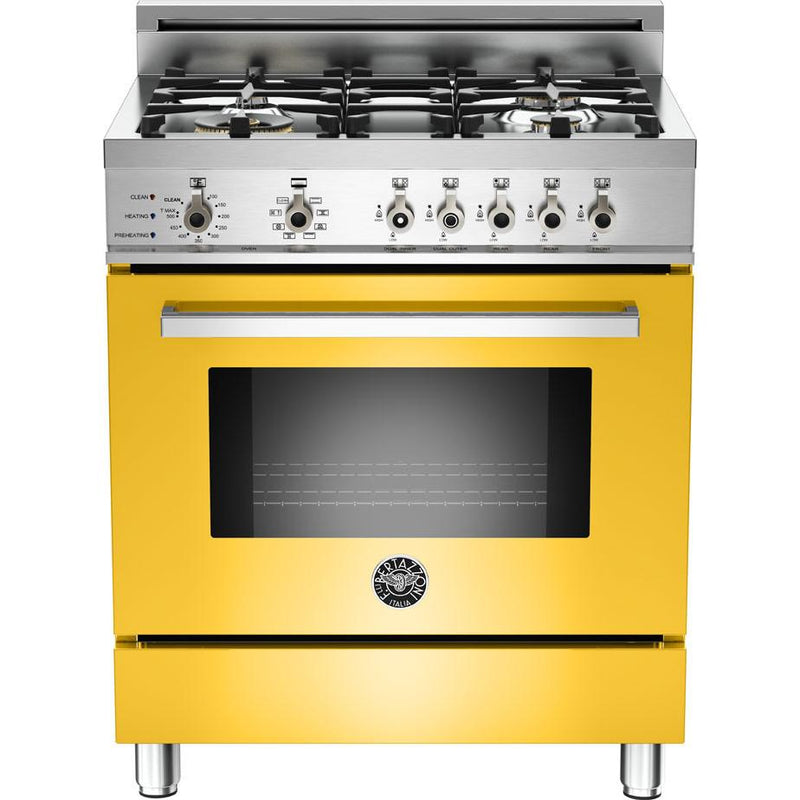 Bertazzoni 30-inch Freestanding Dual-Fuel Range with Convection Technology PRO30 4 DFS GI IMAGE 1