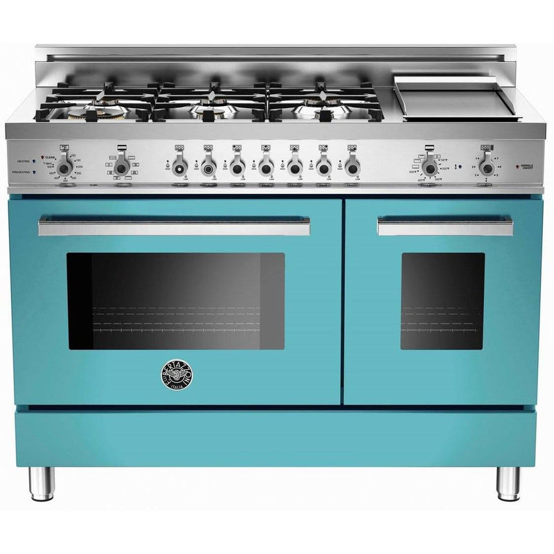 Bertazzoni 48-inch Freestanding Dual-Fuel Range Convection Technology PRO48 6G DFS AZ IMAGE 1