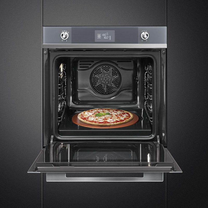 Smeg 24-inch Built-in Pizza Oven with Vapor Clean System SF6102PZS IMAGE 3