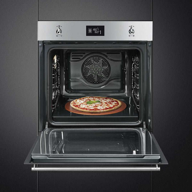 Smeg 24-inch Built-in Pizza Oven with Vapor Clean System SF6390XPZE IMAGE 3