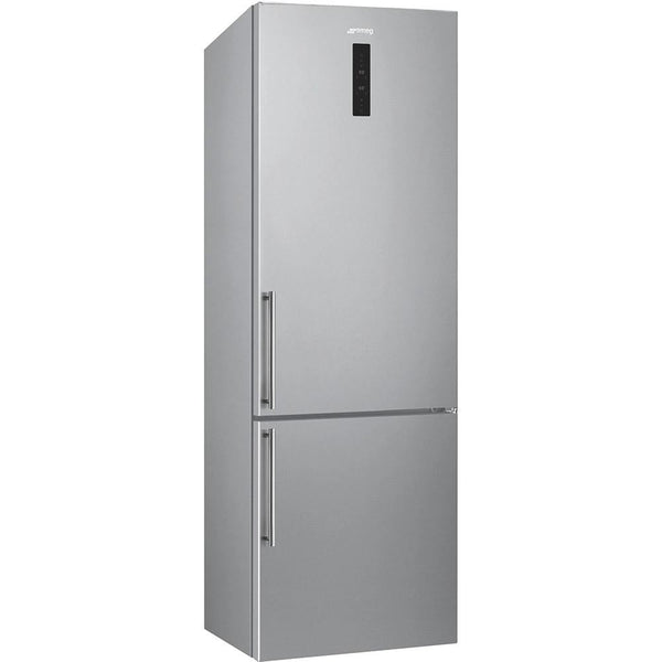 Smeg 24-inch, 11.4 cu. ft. Counter-Depth Bottom Freezer Refrigerator FC200UXE IMAGE 1