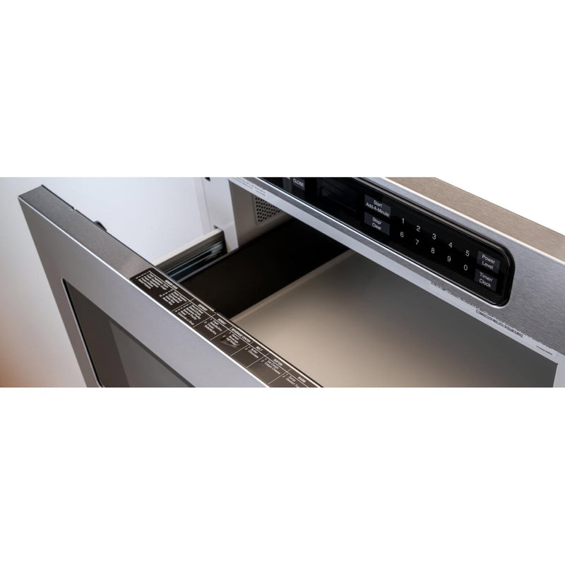 Bertazzoni 24 inch 1.2 cu.ft. Built in Microwave Drawer with LCD Disp