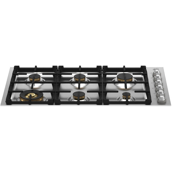 Bertazzoni 36-inch Built-in Gas Cooktop with 6 Burners MAST366QBXTB BUILDER IMAGE 1