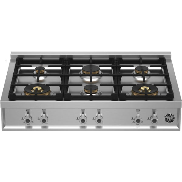 Bertazzoni 36-inch Built-in Gas Rangetop with 6 Burners PROF366RTBXTB BUILDER IMAGE 1