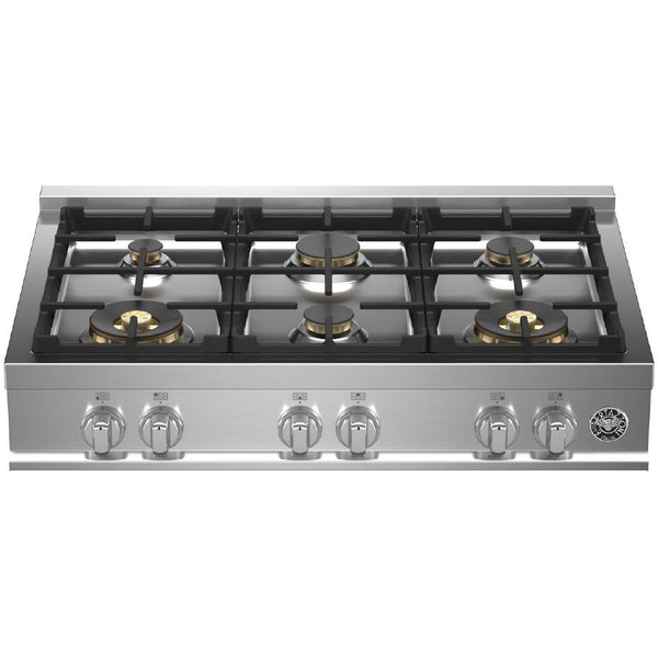 Bertazzoni 36-inch Built-in gas Rangetop with 6 Burners MAST366RTBXTB BUILDER IMAGE 1