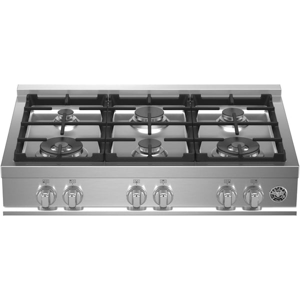 Bertazzoni 36-inch Built-in gas Rangetop with 6 Burners MAST366RTXEB BUILDER IMAGE 1