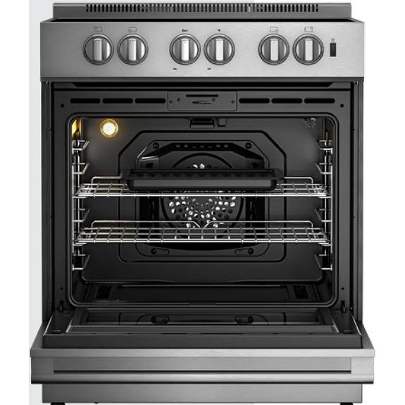 Blomberg 30-inch Slide-in Electric Induction Range with Convection Technology BIR34452SS IMAGE 2