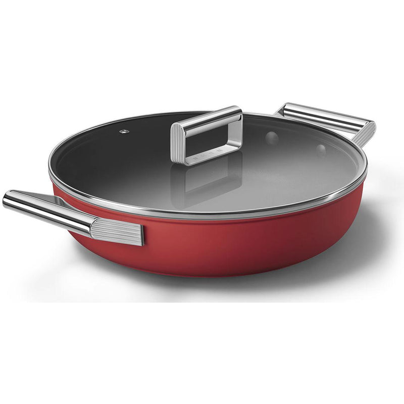 Smeg 28cm Non-Stick Deep Pan CKFD2811RDM IMAGE 3