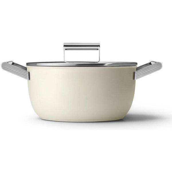 Smeg 24cm Non-Stick Casserole CKFC2411CRM IMAGE 1