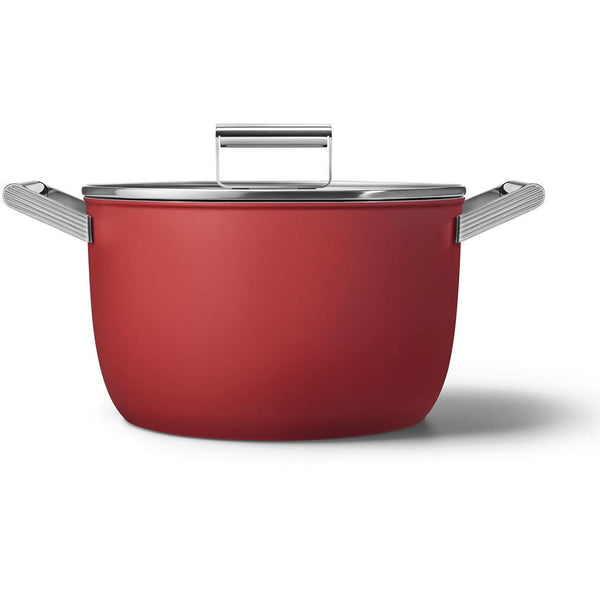 Smeg 26cm Non-Stick Casserole CKFC2611RDM IMAGE 1