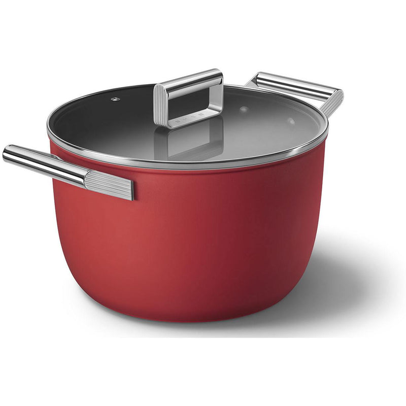 Smeg 26cm Non-Stick Casserole CKFC2611RDM IMAGE 3