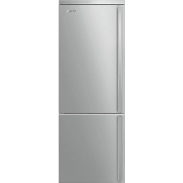 Smeg 28-inch, 18.01 cu. ft. Bottom Freezer Refrigerator FA490ULX IMAGE 1