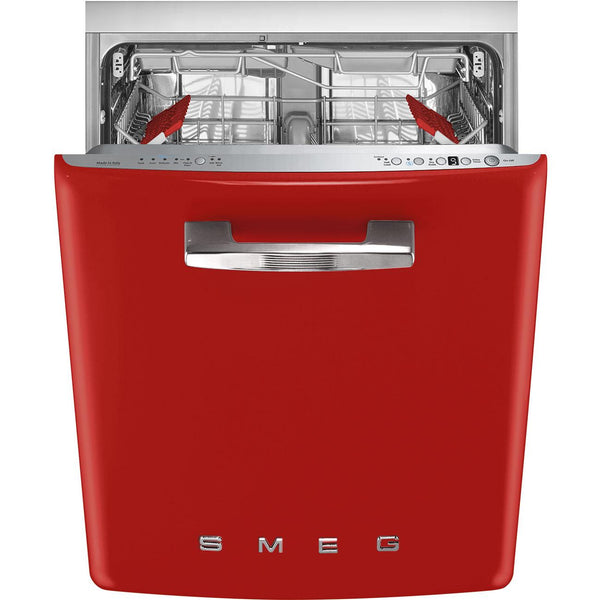 Smeg 24-inch Retro-Style Built-In Dishwasher STU2FABRD2 IMAGE 1