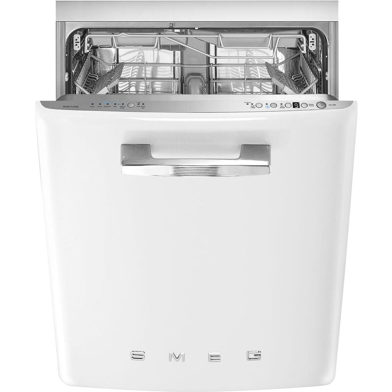 Smeg 24-inch Retro-Style Built-In Dishwasher STU2FABWH2 IMAGE 1