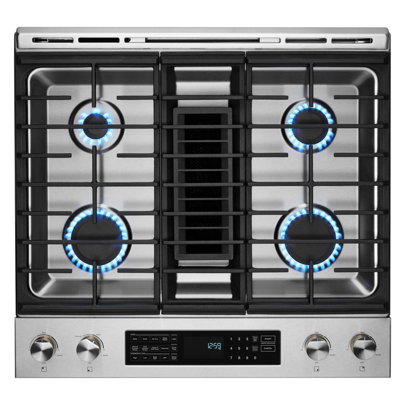 JennAir 30-inch Slide-in Dual Fuel Range with Downdraft Ventilation JDS1750ML IMAGE 5