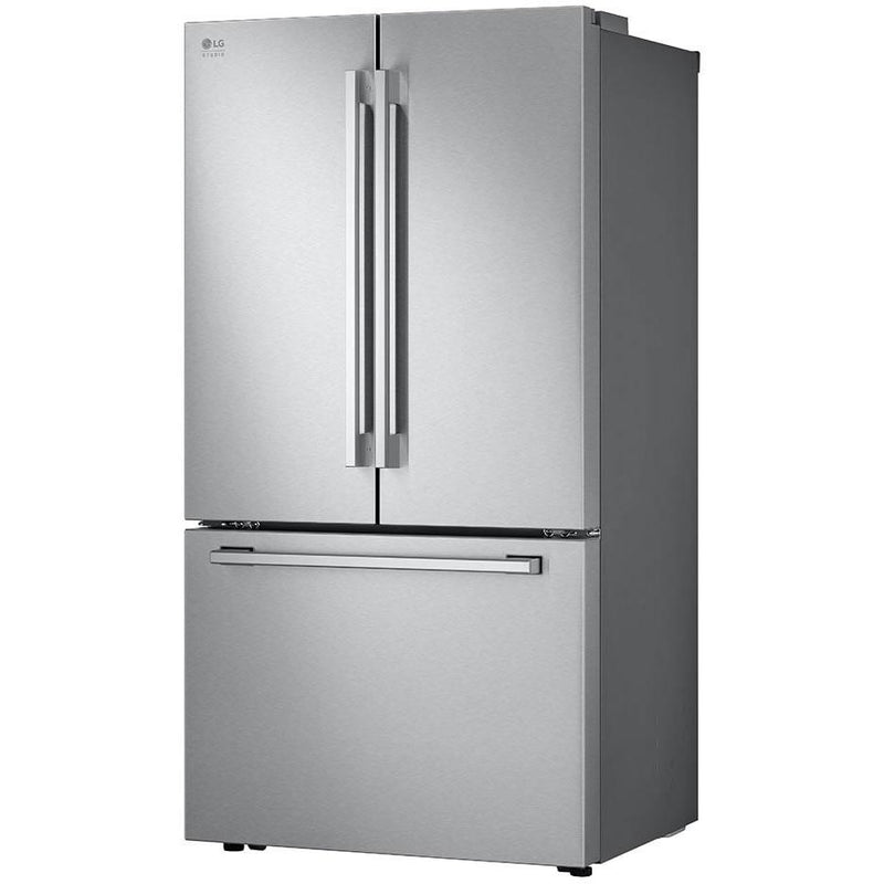 LG STUDIO 36-inch, 26.5 cu.ft. Counter-Depth French 3-Door Refrigerator with ThinQ® Technology SRFB27S3 IMAGE 3