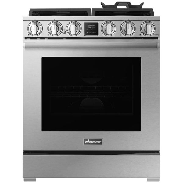 Dacor 30-inch Freestanding Gas Range with Convection Technology DOP30T840GS/DA IMAGE 1