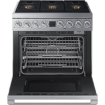 Dacor 36-inch Freestanding Dual-Fuel Range with Perma-Flame™ DOP36T86DLS/DA IMAGE 2