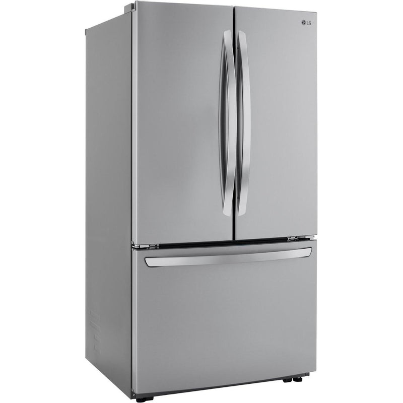 LG LRFXS2503S 33 Inch Smart French Door Refrigerator with 24.5 Cu. Ft.  Capacity, Door Cooling+, Smart Diagnosis™, LG ThinQ® App Compatible, Ice  Maker, Filtered Water/Ice Dispenser, Star-K Certified Sabbath Mode, and  Energy