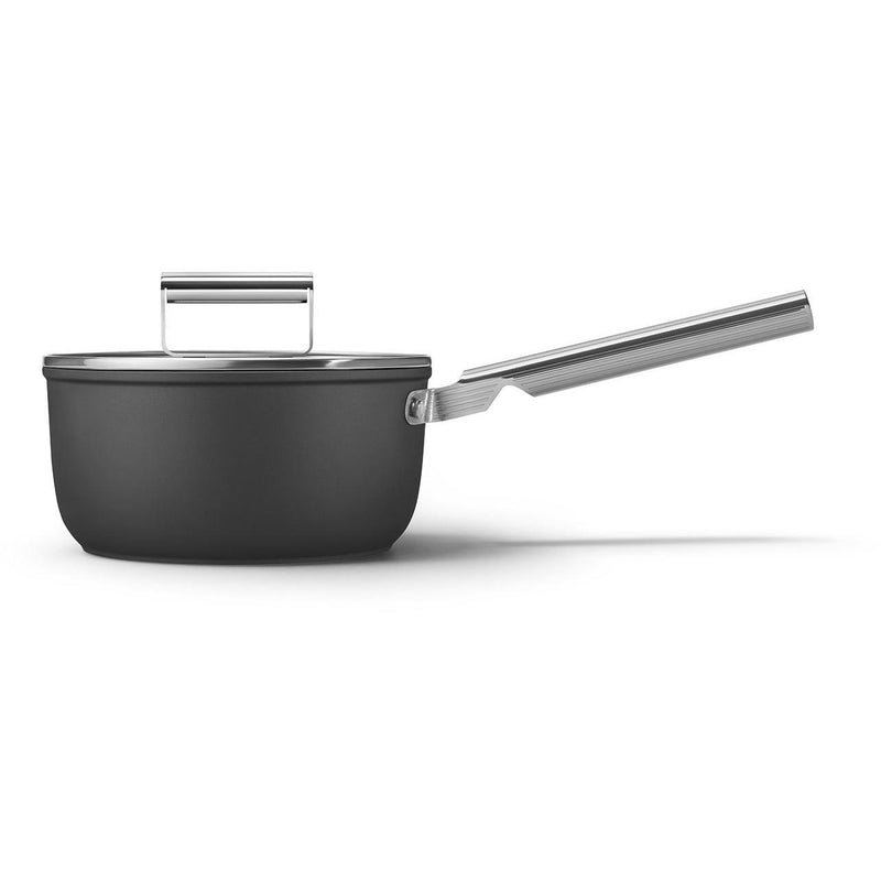 Smeg 20cm Non-Stick Saucepan CKFS2011BLM IMAGE 1