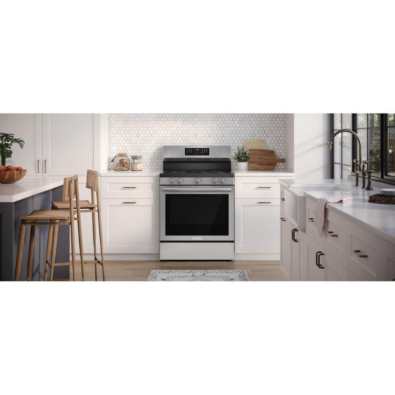 Frigidaire Frigidaire Gallery 30inch Front Control Electric Range with Total Convection - Stainless Steel